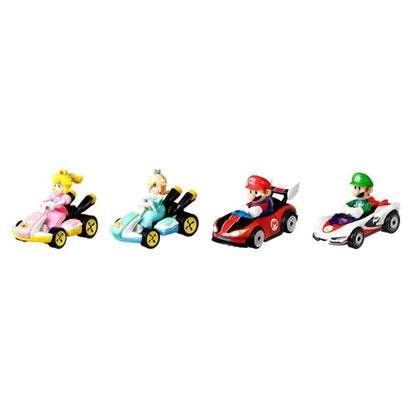 Mario Kart Hot Wheels 2025 Mix 3 Vehicle 4-Pack