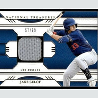 2024 Panini National Treasures Jake Gelof Auto 57/99 Los Angeles Dodgers #PMS-JG