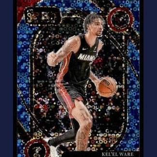 2024-25 Panini Select Blue Disco Kel'el Ware 09/99 Miami Heat #273