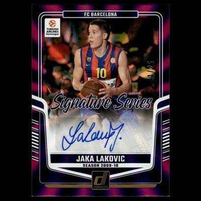2024-25 Donruss Basketball Euroleague Purple Jaka Lakovic Auto
