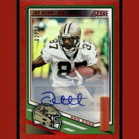 2025 Panini Score Auto Red Zone Joe Horn 2/20 New Orleans Saints #18