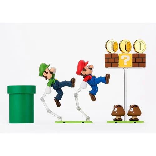 Tamashii Nations S.H.Figuarts The Super Mario Brothers Action Figure Playset