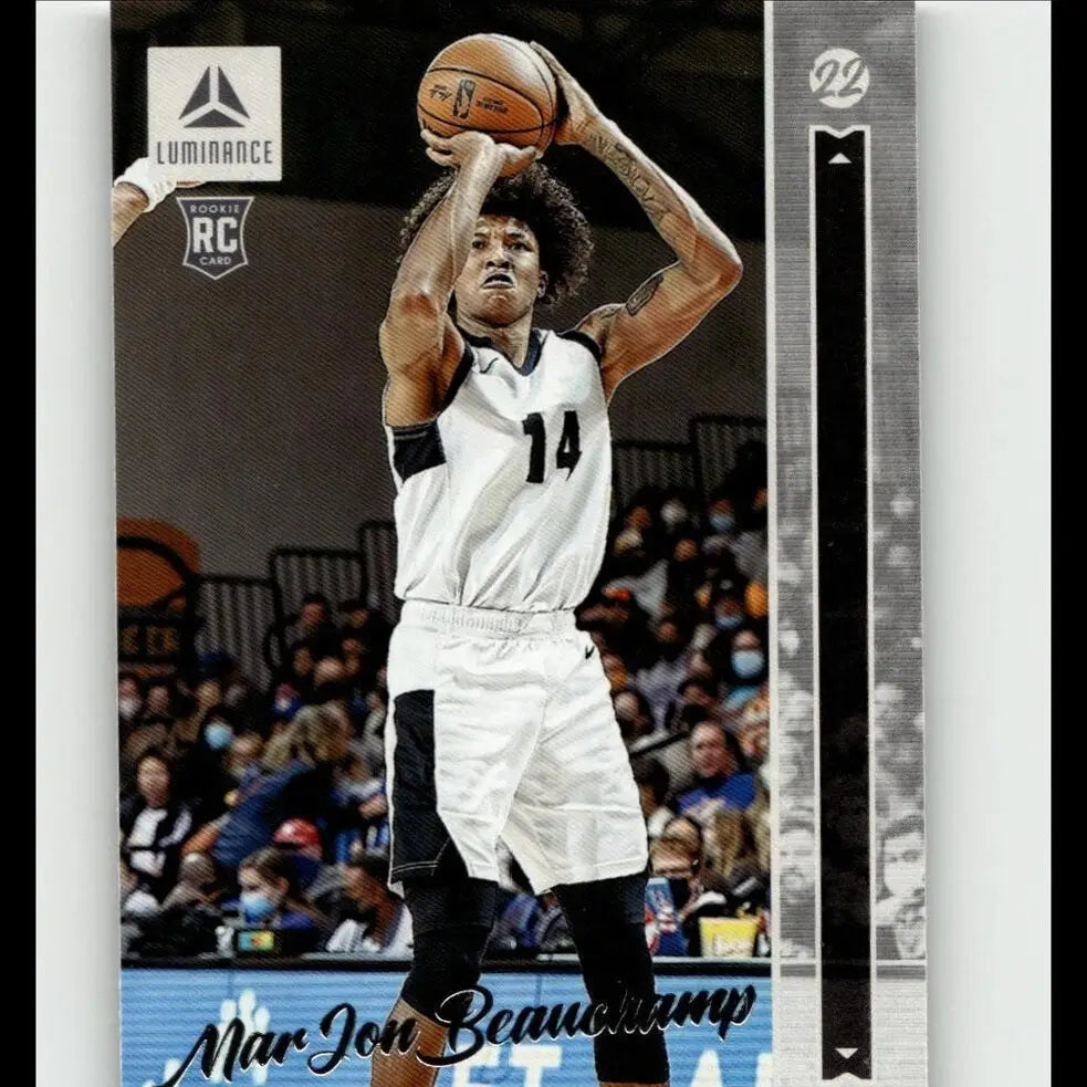 2022 Panini Chronicles Draft Picks #19 MarJon Beauchamp Luminance Bronze