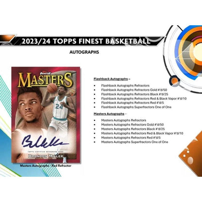 2023/24 Topps Finest Basketball Hobby Box - Alchemist Cards & Games