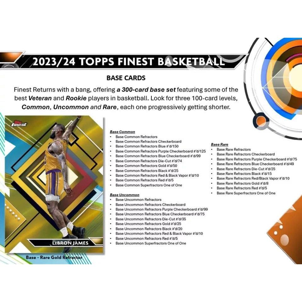 2023/24 Topps Finest Basketball Hobby Box - Alchemist Cards & Games