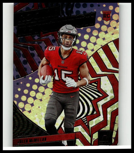 Red tampa bay buccaneers football jersey number 15 with nike logo and buccaneers text for jalen mcmillan rookie revolution