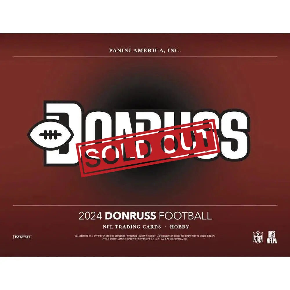 2024 Donruss football trading card box.
