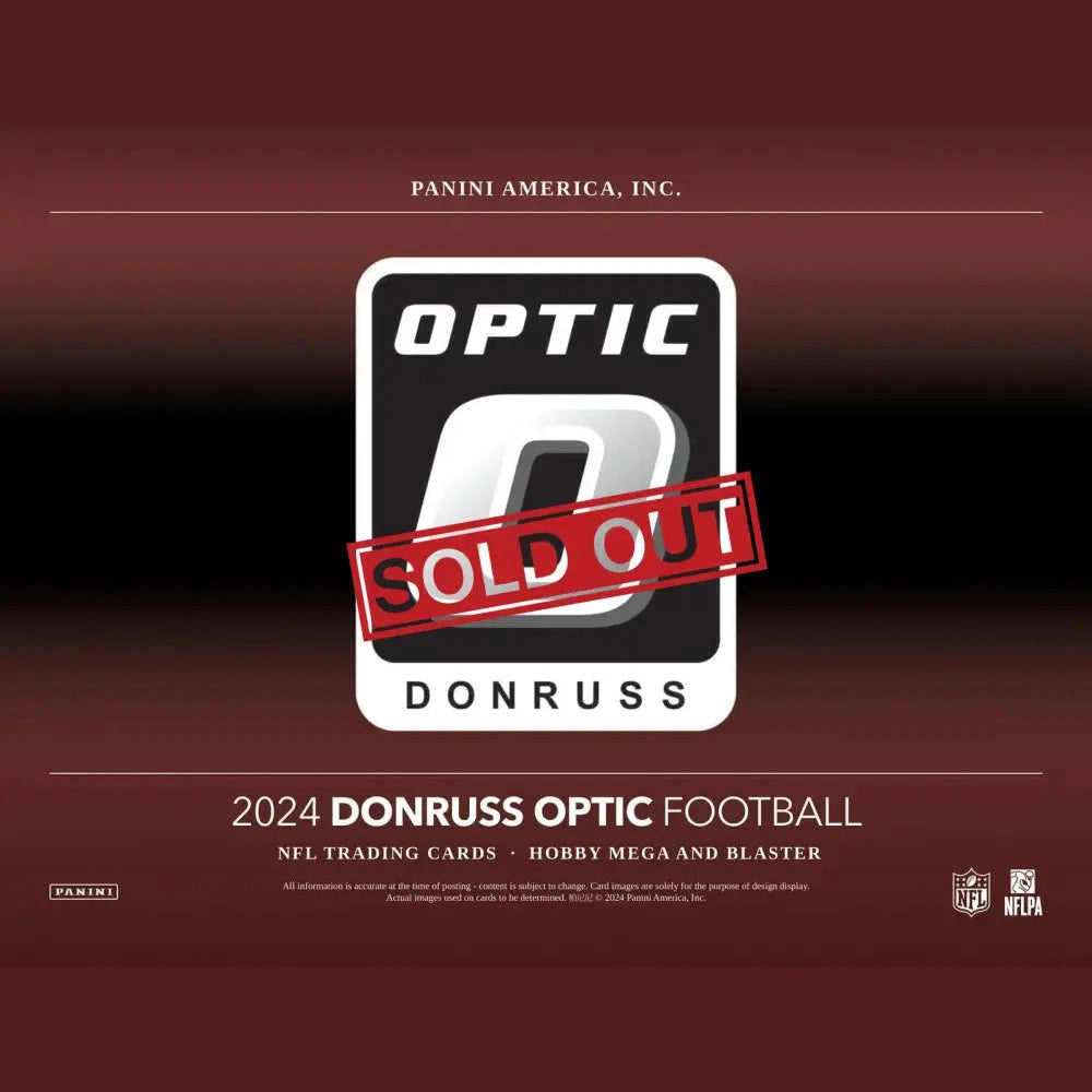 Donruss Optic football trading cards.