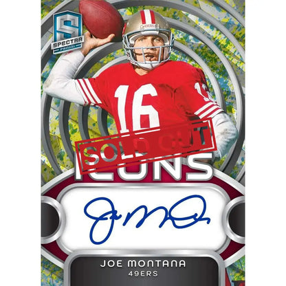 Joe Montana football card.