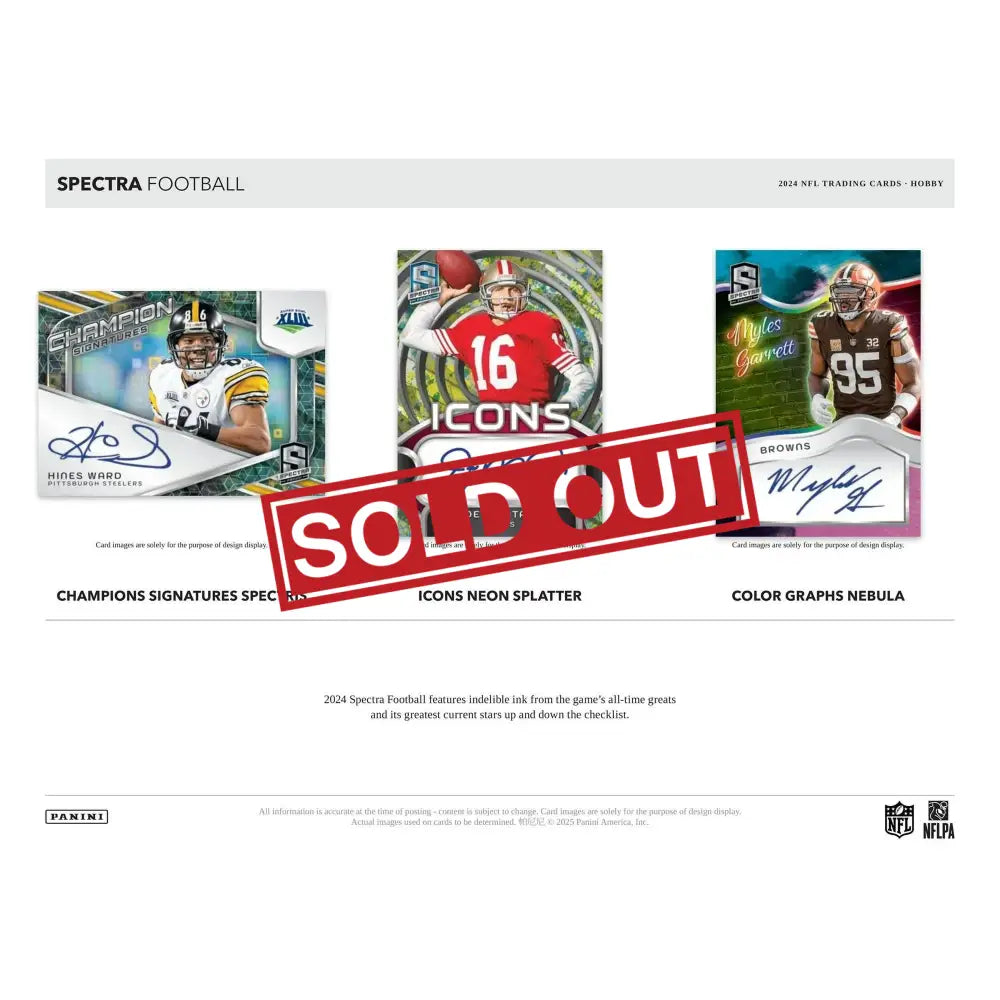 Football trading cards.