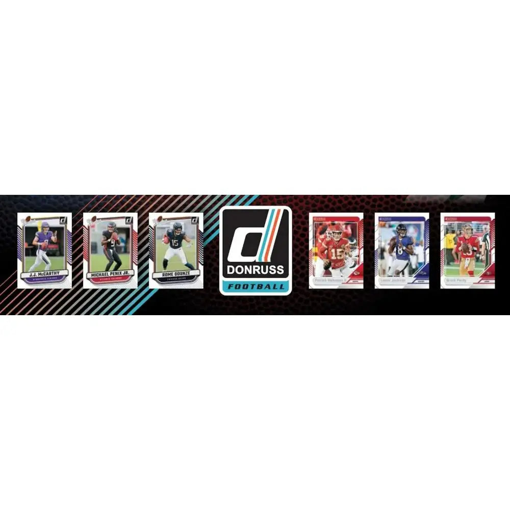 Donruss football cards.