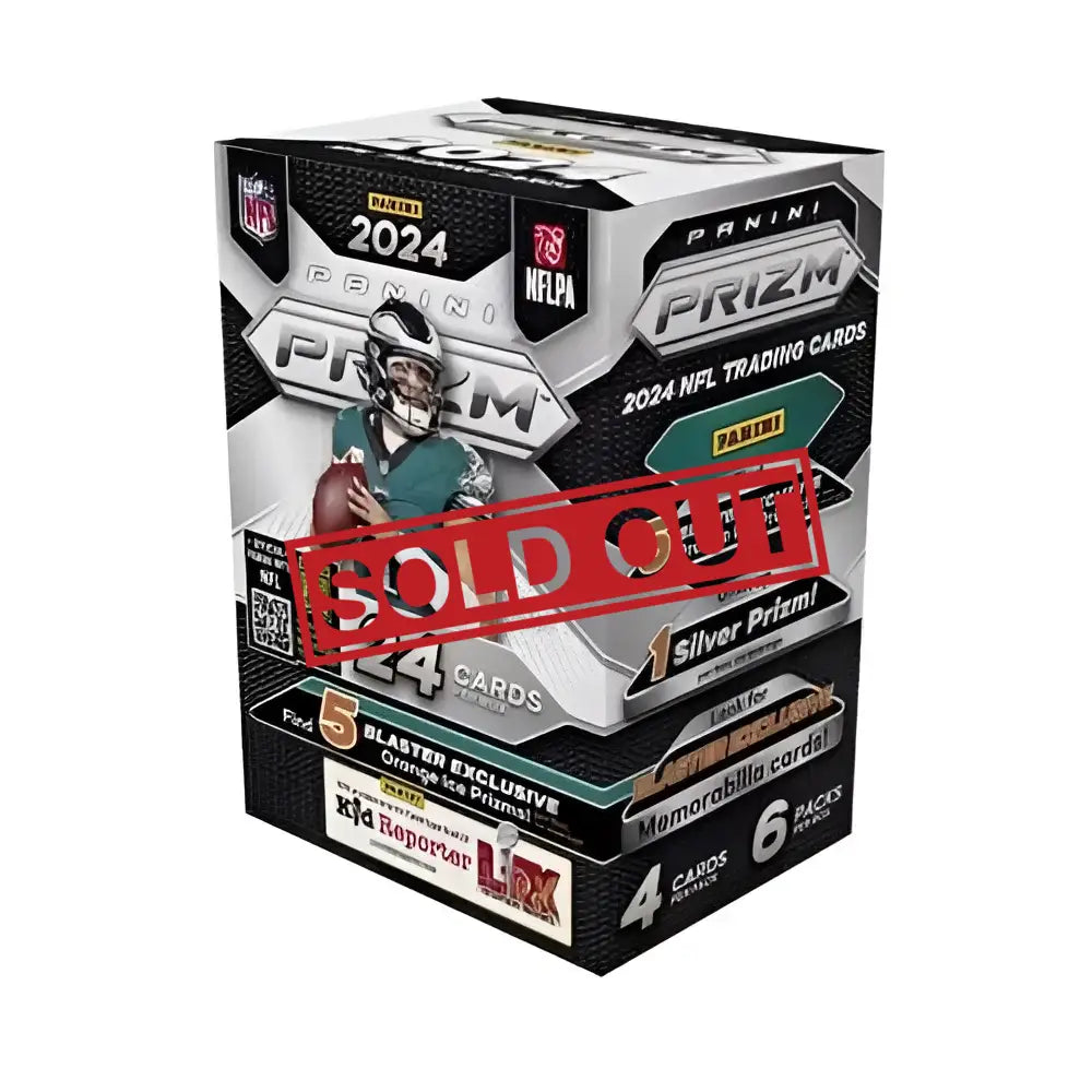 2024 Panini Prizm NFL trading cards blaster box.