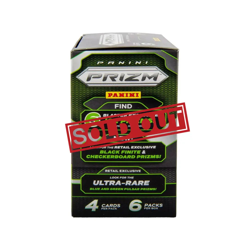 Panini Prizm trading card box.