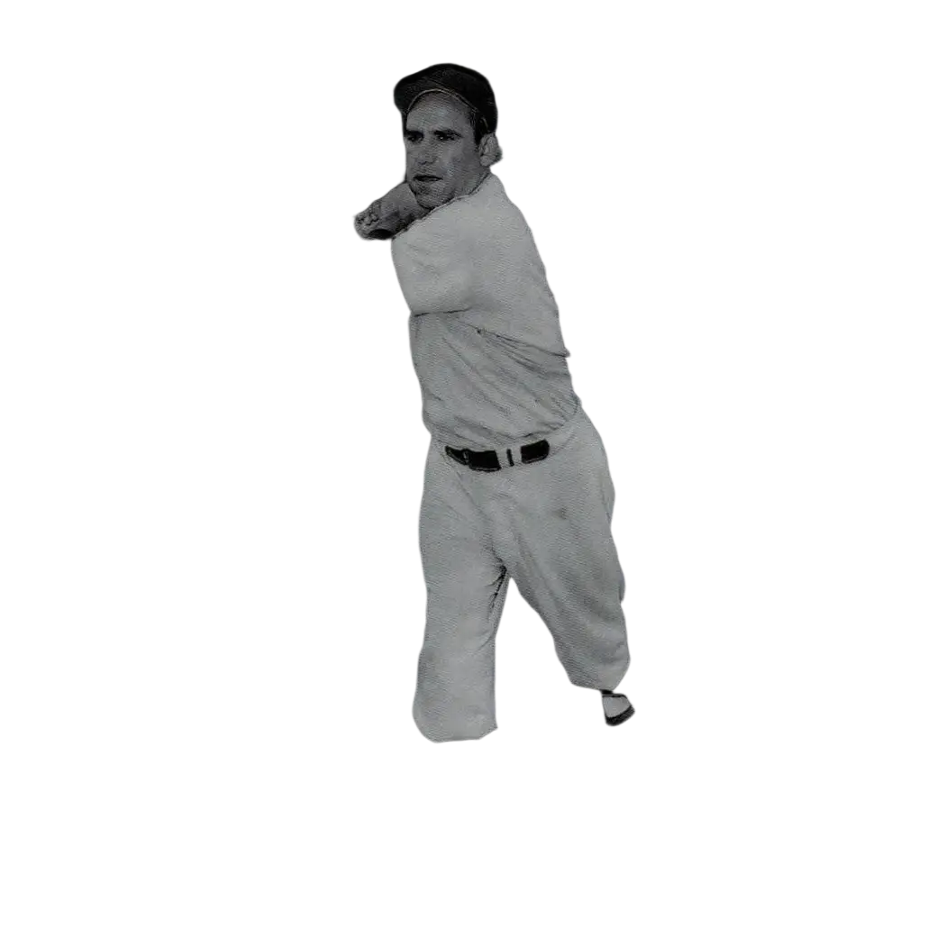 Black and gold 2024 panini select #43 baseball trading card featuring yogi berra in white uniform holding bat