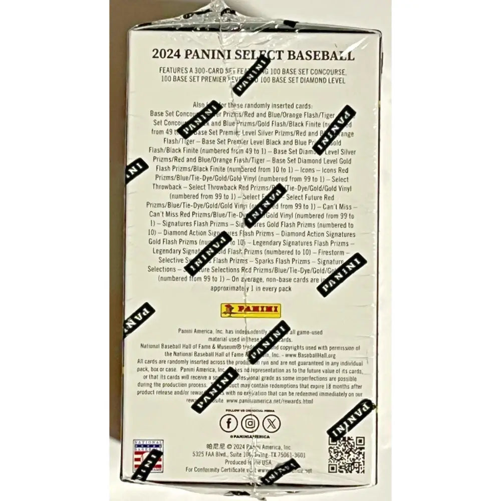Sealed 2024 Panini Select Baseball box.