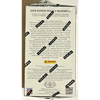 Sealed 2024 Panini Select Baseball box.