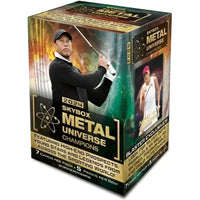 Skybox Metal Universe Champions trading card box.
