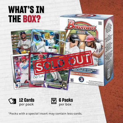 Bowman 2025 baseball card box.
