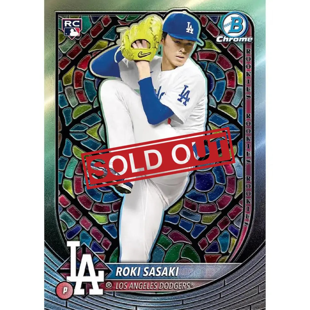 Roki Sasaki baseball card.