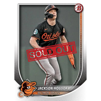 Jackson Holliday baseball card.