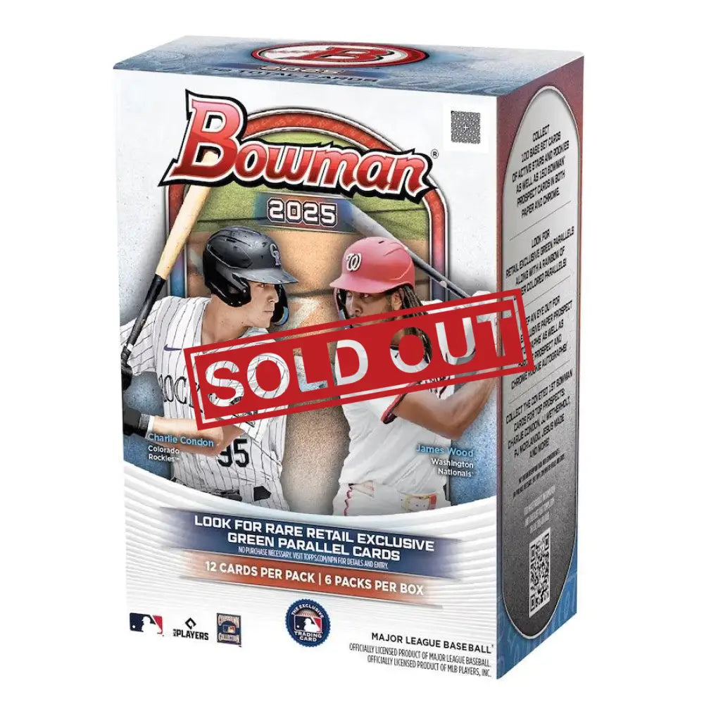Bowman 2025 baseball card box.