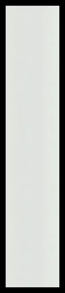 A sleek minimalist rectangular 2025 Donruss Tekoah Roby Liberty card with smooth off-white surface and subtle gradient shading