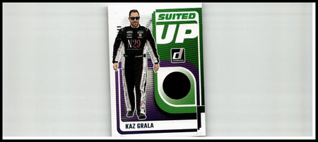 Black and white racing suit with silver accents featuring the number 29 and n logo for kaz grala suited collection