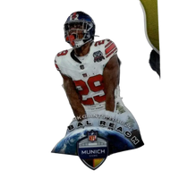 A 2025 panini prizm global reach collectible nfl trading card featuring tyrone tracy jr in vibrant color design