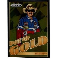 2025 Panini Prizm #11 Richard Petty Pot of Gold trading card featuring Richard Petty in blue red and white racing suit