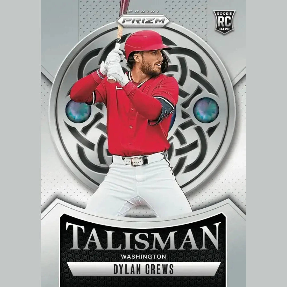 Baseball trading card featuring Dylan Crews of the Washington Nationals.