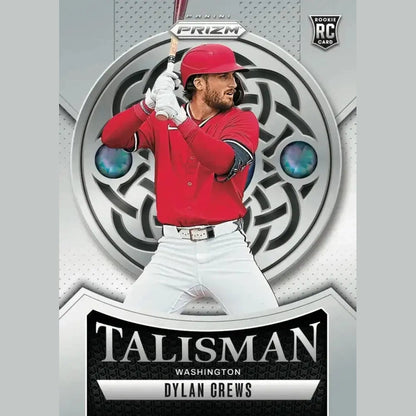 Baseball trading card featuring Dylan Crews of the Washington Nationals.