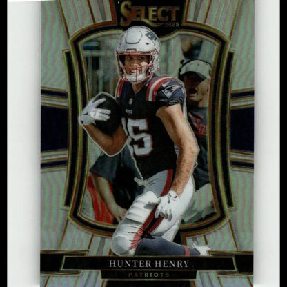 2025 Panini Select #180 Hunter Henry Silver Prizm