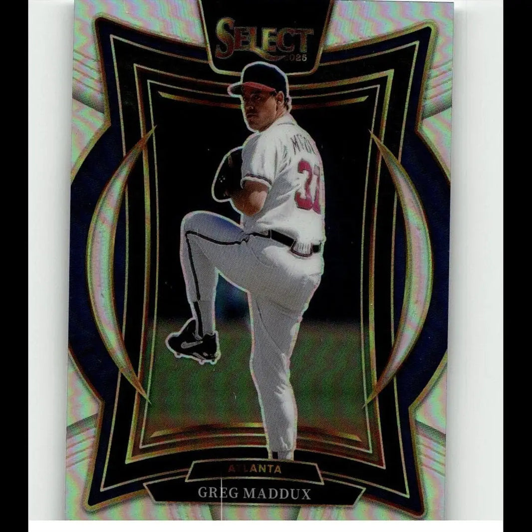 2025 Panini Select #85 Greg Maddux Silver Prizms