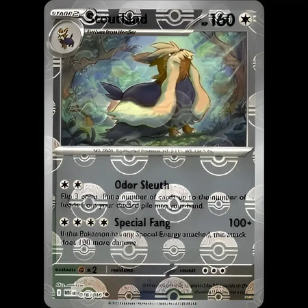 This is a silver-bordered pokémon trading card featuring the character scyther, depicted with its wings spread and holding a weapon in an action pose.