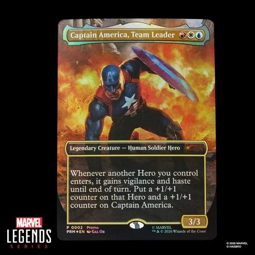 Magic: The Gathering Marvel Legends Series Captain America (Avengers: Twilight)