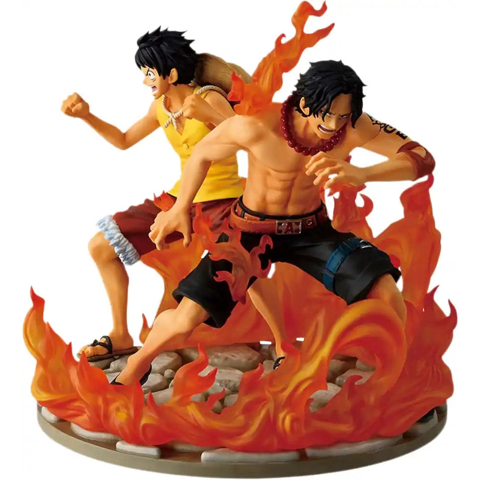 Ace & Luffy (Dramatic Memories) "One Piece", Revible Moment Ichibansho Figure
