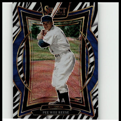 2025 Panini Select #24 Pee Wee Reese Zebra