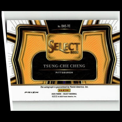 2025 Panini Select #DAS-TC Tsung-Che Cheng Diamond Action Autograph