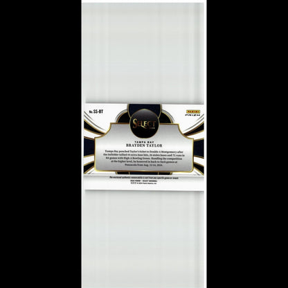 2024 Panini Select #SS-BT Brayden Taylor Selective Swatches