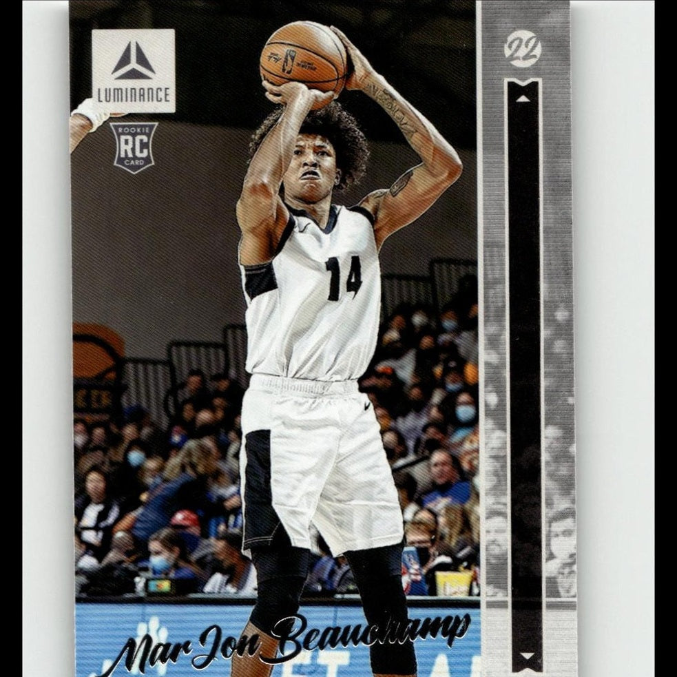 2022 Panini Chronicles Draft Picks #19 MarJon Beauchamp Luminance Bronze