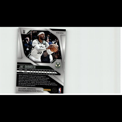 2024-25 Panini Prizm #35 Jae Crowder Prizms Green Ice