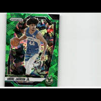 2024-25 Panini Prizm #52 Andre Jackson Jr. Prizms Green Ice