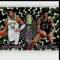 2024-25 Donruss Optic #4 Giannis Antetokounmpo/Kareem Abdul-Jabbar
