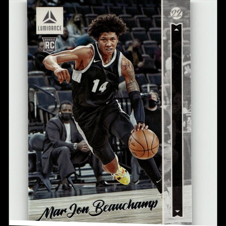 2022 Panini Chronicles Draft Picks #44 MarJon Beauchamp Luminance