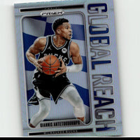2024-25 Panini Prizm #4 Giannis Antetokounmpo Global Reach