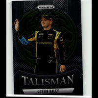 2025 Panini Prizm #6 Justin Haley Talisman