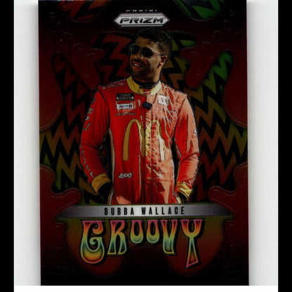 2025 Panini Prizm #16 Bubba Wallace Groovy