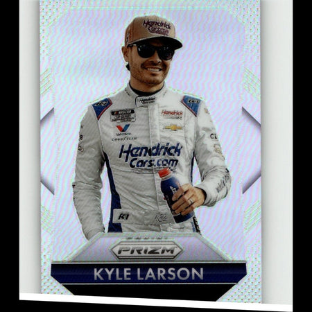 2025 Panini Prizm #155 Kyle Larson Silver