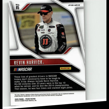 2025 Panini Prizm #85 Kevin Harvick Silver