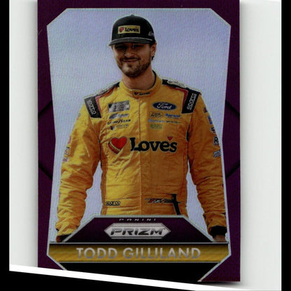 2025 Panini Prizm #185 Todd Gilliland Purple 45/99